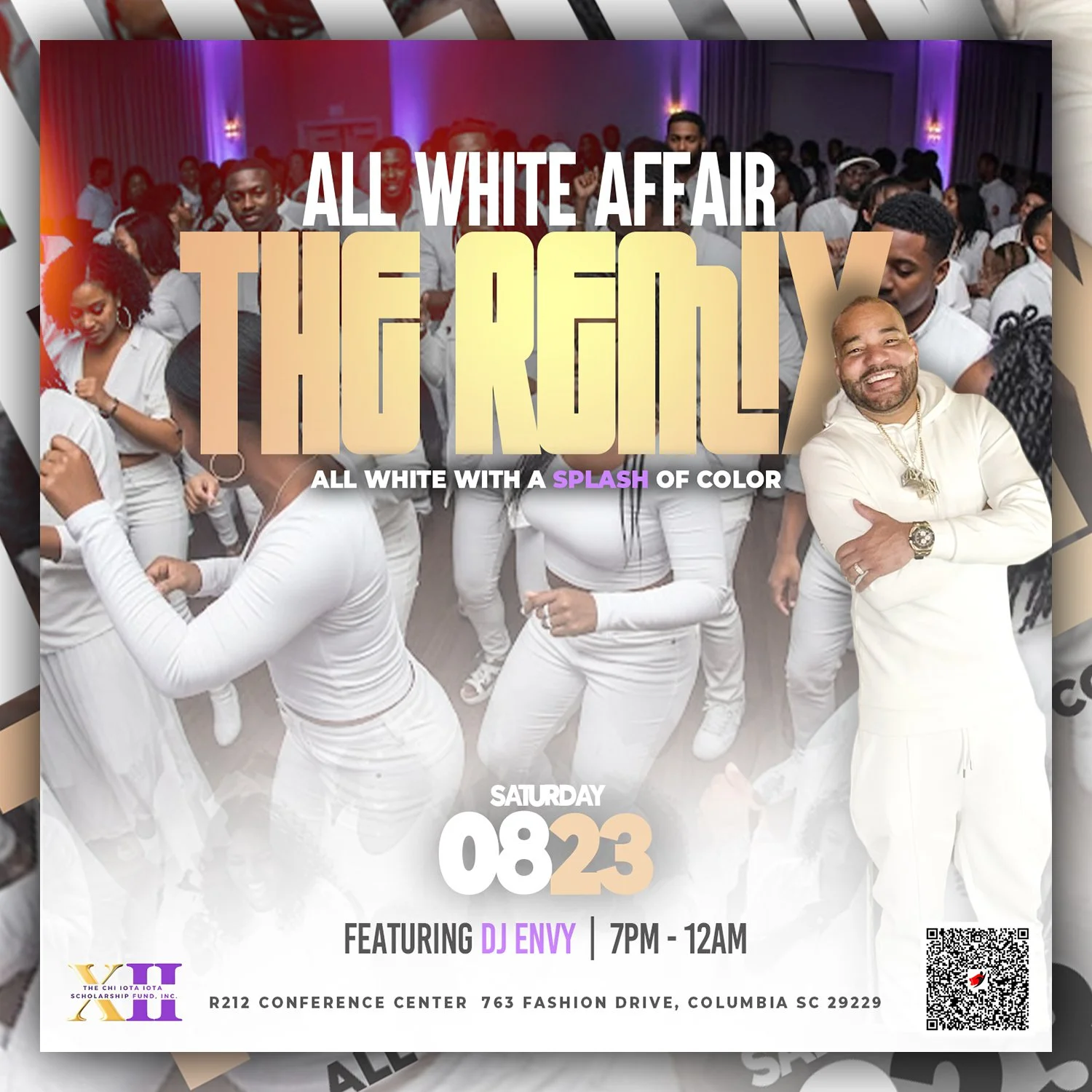 XII Scholarship sponsorship and event branding visual